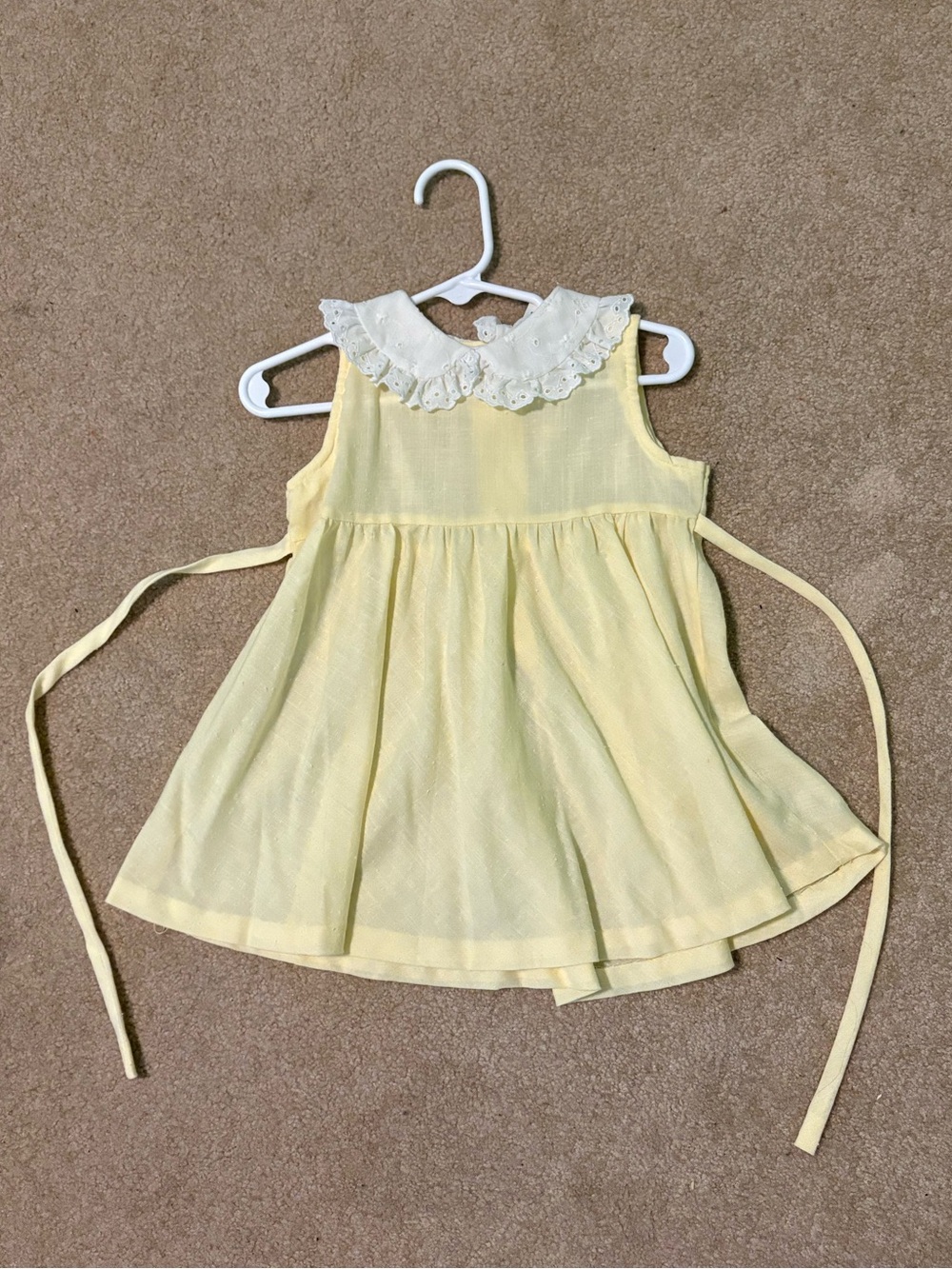 Cinderella White Lace-Trim Girls' Dress